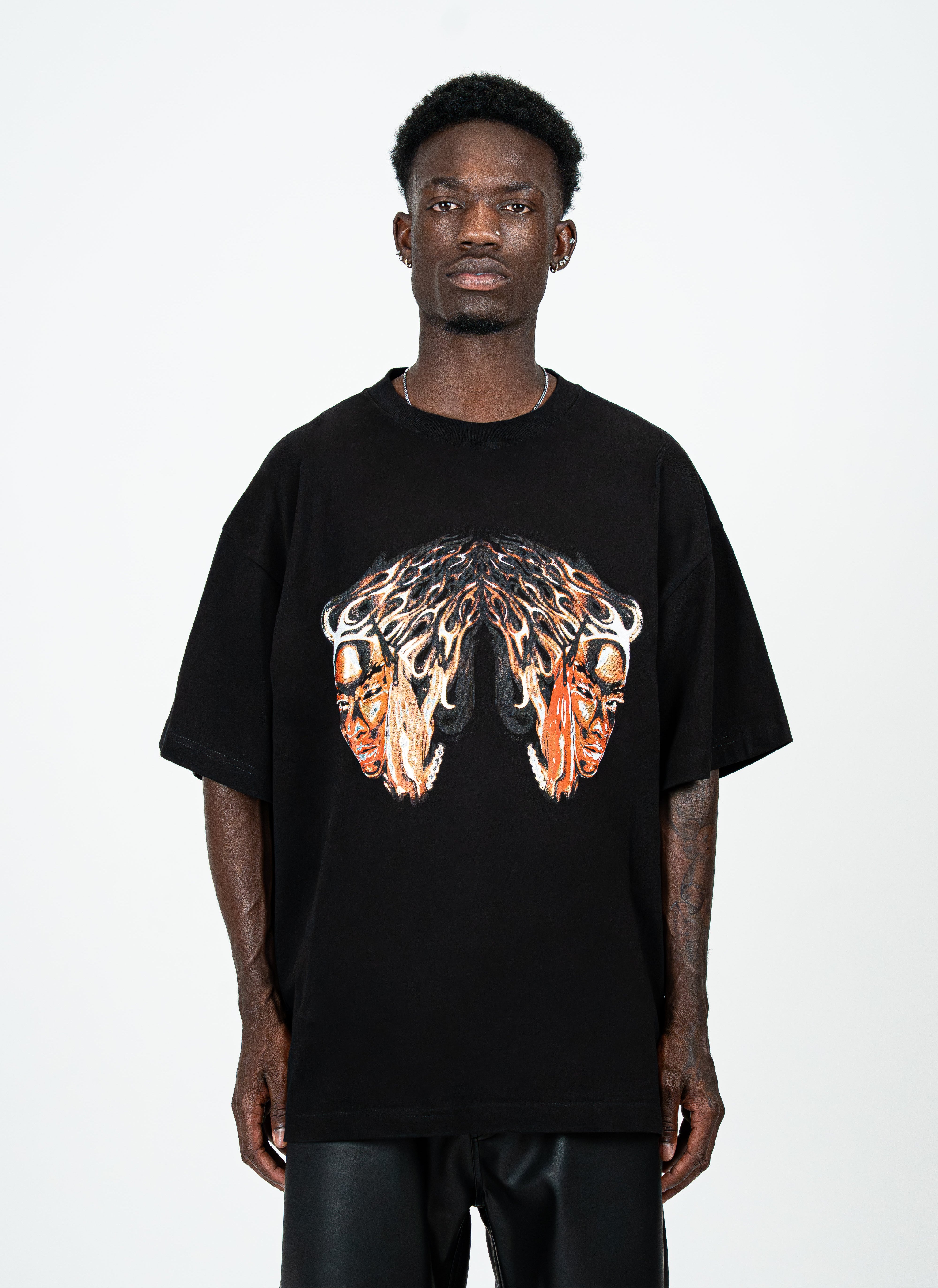 TWIN FLAME OVERSIZED T-SHIRT